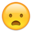 frowning